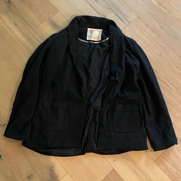 Anthropologie Sz 10 Open Front Blazer by Cartonnier EUC - Picture 3 of 4